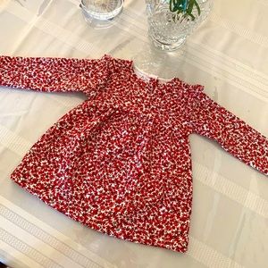 Zara Baby Girl Red and White Dress